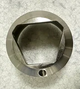 AMAT APPLIED MATERIALS 0020-22412 UPPER COVER, SLIT VALVE BELLOWS (4)