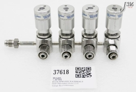 37618 APPLIED MATERIALS 5-WAY WELDMENT 4-VALVE MANIFOLD VERIFLO 0050-03448