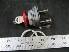 AMAT 1270-01580 Cylinder Lock, Push Button Switch MUSHROOM-HD Spring-BOLT RED