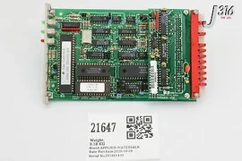 21647 APPLIED MATERIALS PCB ASSY INTEL I/F SBC 0100-09055, 0100-09024 0100-09006
