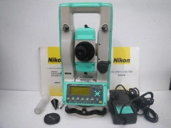 Nikon DTM-505C Total Station Used Scratches Angle Distance Tested Charger Uncali