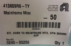 Applied Materials; Kit, CHBR to Mainframe MTG, DPN 300mm ACP 0240-55256