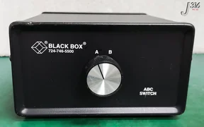 1203 BLACK BOX ABC SWITCH W/ AMAT PN: 0190-70103 724-746-5500