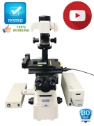 Nikon Eclipse TE2000-S Phase Contrast Fluorescence Microscope 4 Objectives