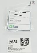 19658 APPLIED MATERIALS GREENE TWEED ORING ID .862 3700-01032