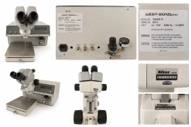 West-Bond 7200CR-79 Manual Epoxy Die Bonder w/ Nikon Stereo Microscope