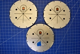 0041-34688LOT OF 3)/MXP EP ESC ASSY 200MM NOTCH, 1 MIL/LAM RESEARCH CORPORATION