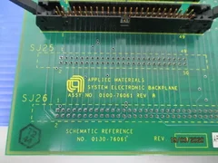 AMAT 0100-76061 ASSY, PCB SYSTEM ELECTRONICS BACKPLANE