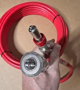 Applied Materials (AMAT) 0190-00718  50FT High-Temp SMC to M/F Hose Assembly