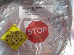 AMAT 0020-42284 PLATE BLOCKER 6" EX WXZ