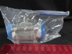 Applied Materials (AMAT) 3870-05451 Manual Ball Valve; NW-50, KALREZ 4079 STEM