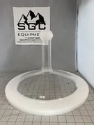 Applied Materials Quartz Lower Dome PN: 0200-35042 REV: H