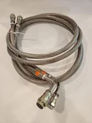 2 CTI Cryogenics Flexible Braided Stainless Helium Line Hoses 8043074G120 (10FT)