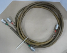 2 CTI Cryogenics Flexible Helium Line Hoses 8081271-P10 SST Braided - 3/4"