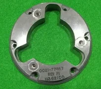 AMAT 0021-77867 PLATE ADAPTER MOTOR SPINDLE FLEX CLAMP K, USED