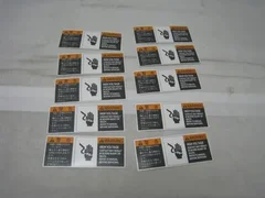 10 new high voltage stickers, AMAT 0060-09199