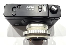 Nikon FX-35DX 35mm Microscope Camera UFX-II Optiphot Adapter Tested Working