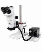 Nikon SMZ745T Stereo Zoom Microscope w/ Schott MC-LS Fiber Optic Light + Stand
