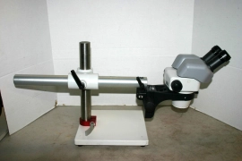 Nikon SMZ-645 Stereozoom Microscope 8-50X on Heavy Boom Stand - Nice #1