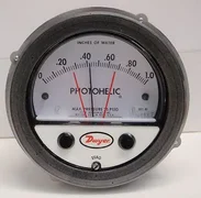 AMAT/Dwyer 3001MR Photohelic Gauge 0090-09139 Assy. Pressure Gage 24VD  N08K T