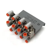 NEW Applied Materials 0010-23723 Clippard Valve Assy. w/ SMC One-Touch Fittings
