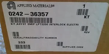 APPLIED MATERIALS ASYST 0242-36357 SMIF LPT2200 INTERLOCK ELECTRICAL KIT - NEW