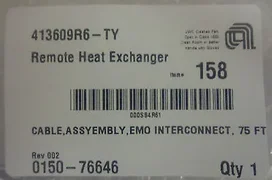 Applied Materials; Cable,Assy, EMO Interconnect, 75' 0150-76646