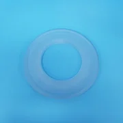 116-0402 AMAT APPLIED 0200-10243 SHADOW RING, QUARTZ, 150MM, FLAT (1S) [ASIS]