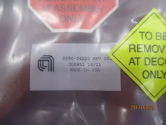 AMAT 0090-04220, LID, HEATER POLYIMIDE DPS232