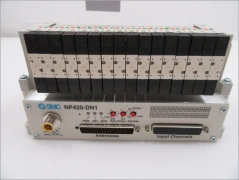 4060-01102 / SMC NP420-DN1 PNEU MANIFOLD SLIT VALVE 16-STATION VQ1201Y-5 / AMAT