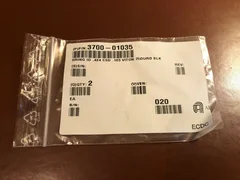 Applied Materials (AMAT) 3700-01035 ORING ID .424 CSD .103 VITON 75DURO BLK 