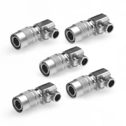 5x Hirose 6 Pin HR10A-7P-6P Rotatable Connector for Nikon Trimble Topcon Sokkia