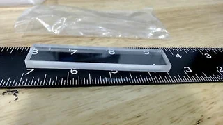 APPLIED MATERIALS - 0200-09002 - WINDOW SLIT CVD CHBR (3 1/2inch by 3/4inch)