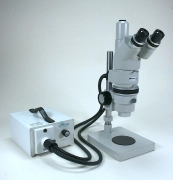Nikon SMZ-10 Trinocular Stereo Microscope w/video C-mount & Coaxial Illuminator