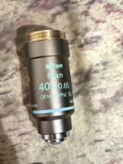 Nikon Plan 40X-0.65 Microscope Objective Lens Infinity Corrected Japan Optics