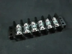 AMAT 1290-02038 Terminal Block 6P 2ROW 10AWG 600VAC 50A 3/8CTR