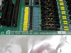 APPLIED MATERIALS 0100-09115 GAS PANEL ANALOG PCB REV-E