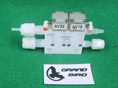 AMAT 0190-77552 MANIFOLD, INPUT, TWO VALVES, REFLEXION, 300MM CMP FURON 1107423