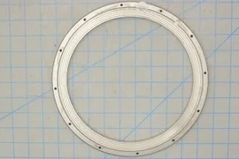 0190-08556 (LOT OF 8) / RETAINING RING, 8IN. PPS/SST W/OUT GROOVE / AMAT