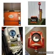 Nikon DTM-420 Total Station Surveying Instrument w/ Case and charging unit