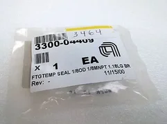 AMAT Applied Materials 3300-04409 Fitting TempSeal 1/8"OD 1/8"MNPT 1.18LG, New
