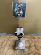 Nikon SMZ-10 Stereo Microscope Dual Viewing Unit w/Stand, One Eyepiece, Untested