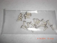 Screw PKG 24 Button Head 6/32 X 3/8 SST Silver PLT (AMAT) 3680-02697