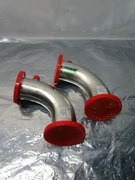 2 NEW AMAT 0050-31493 VACUUM ELBOW, SYNCRO VAC, 103500