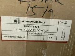 Applied Materials 0190-19374 Lamp 120V 2100W LP Lot of 4