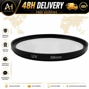 Hxdzieory 58mm UV Filter for Nikon AF-P NIKKOR 70-300mm f/4.5-6.3G ED