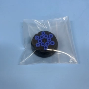 159-0503 AMAT 3300-05985 FTG CONN PNEU PLUG 12POS 4MMT W/COVER [NEW]