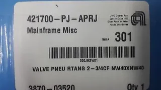 AMAT 0242-33245 KIT, 300MM PNEUMATIC RGA VALVES, NEW