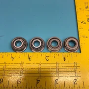 LOT OF 4 AMAT 3060-01145 BEARING, BALL FLG 375X875, 171477