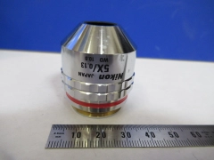 NIKON JAPAN BD 5X INFINITY CF OBJECTIVE MICROSCOPE PART AS PICTURED V2-A-21